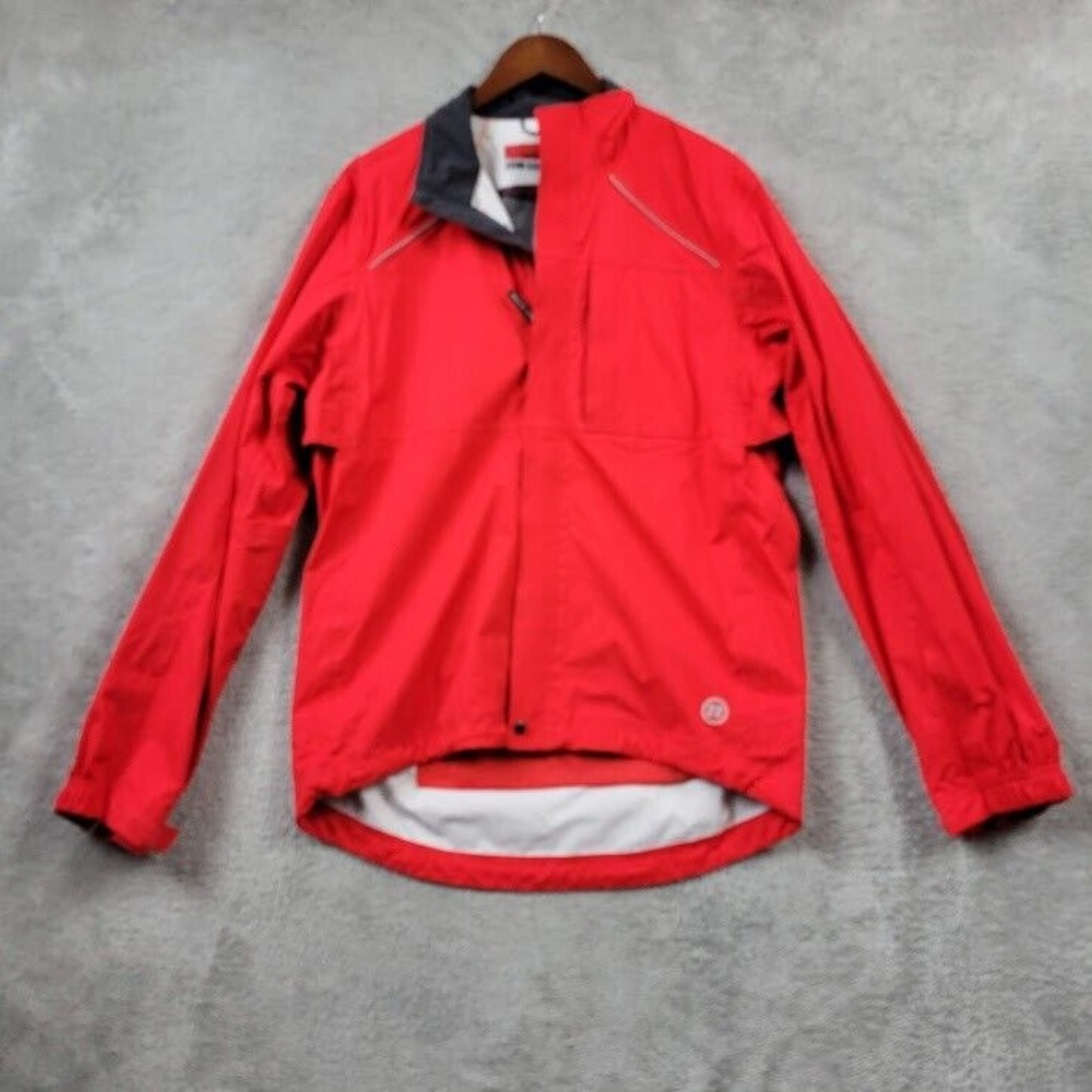 Novara Cycling Jacket Mens Medium Red Back Pocket Vented‎